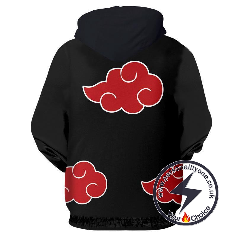 Naruto Akatsuki Zip Up Hoodie Jacket
